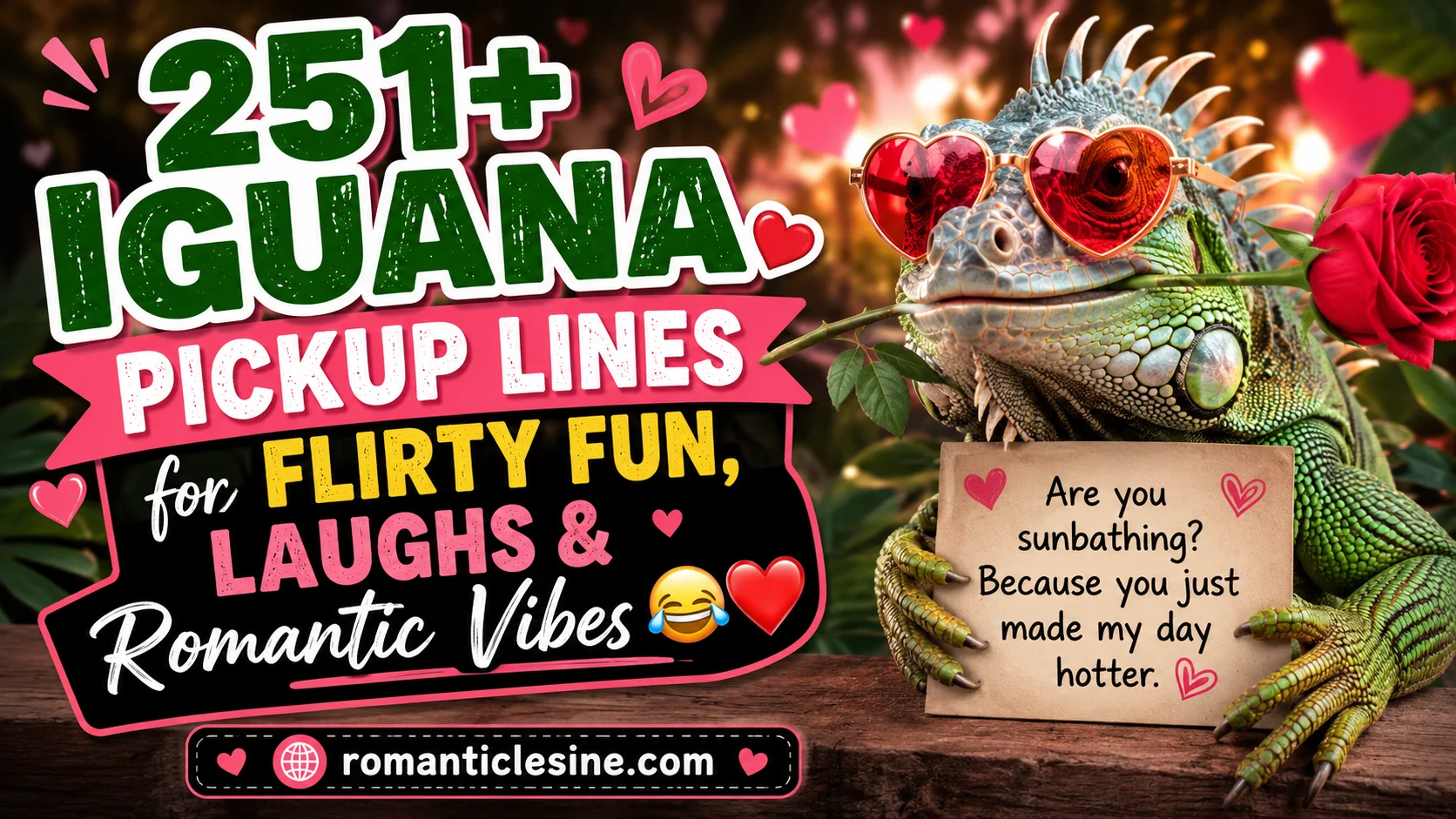Iguana Pickup Lines