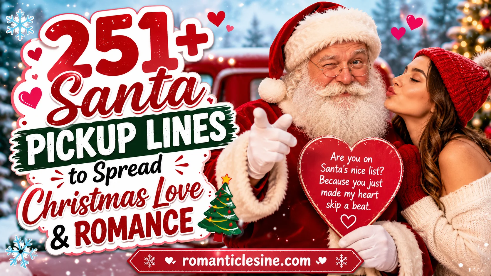 Santa Pickup Lines to Spread Christmas Love & Romance