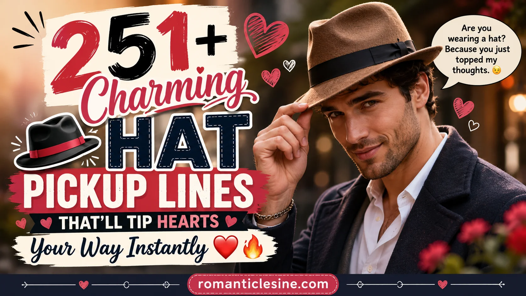 Charming Hat Pickup Lines