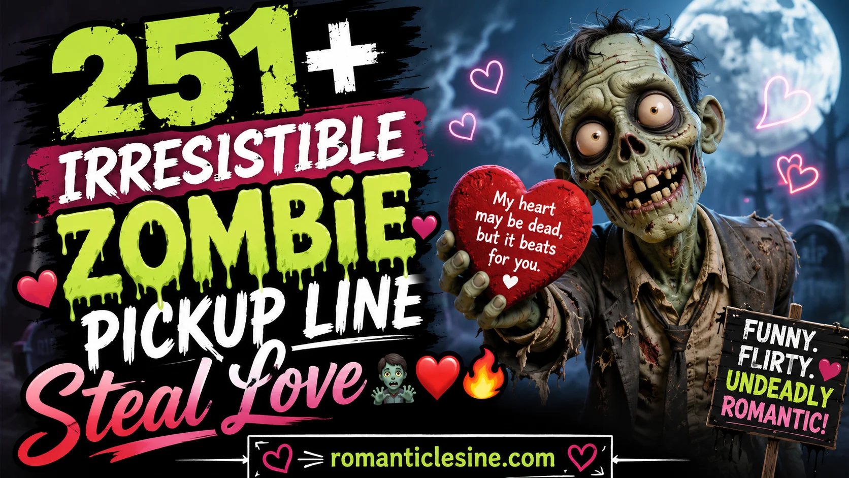 Irresistible Zombie Pickup Lines